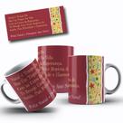 Canecas de Porcelana Branca Personalizada Natal Christmas