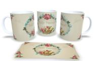 Canecas de Porcelana Branca Personalizadas Coleção Pascoa 2