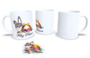 Canecas de Porcelana Branca Personalizadas Coleção Pascoa 5