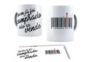 Canecas de Porcelana Branca Personalizadas Cristã Ele Vive