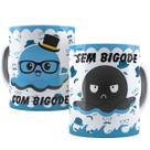 Canecas de Porcelana Branca Personalizadas Polvo do Humor
