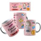 Canecas de Porcelana Branca Personalizadas Profissões 10