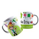Canecas de Porcelana Branca Personalizadas Profissões 7