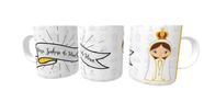 Canecas de Porcelana Branca Personalizadas Santos Catolicos