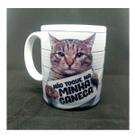 Canecas de Porcelana Personalizada - Não Tque na Minha Caneca Gato