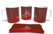 Canecas de Porcelana Personalizadas Arvore de Natal