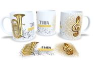 Canecas de Porcelana Personalizadas Instrumentos Musicais