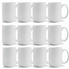 Canecas de sublimação TANGLONG 450 ml em cerâmica branca, conjunto de 12
