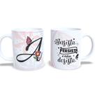 Canecas Personalizadas Alfabeto Borboleta