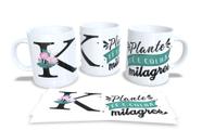 Canecas Personalizadas Alfabeto Flores