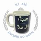 Canecas porcelana - ogum / são jorge