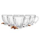 Canecas Vidro Cappuccino Chá Café 200ml Conjunto 6 peças - Dolce Home