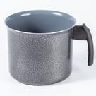 Caneco 14cm 1,7L Cerâmico - Cor: Preto Craqueado