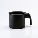 Caneco 14cm Preto 1,7L Alumi-Aço Linha Premium J4TECH Alumínio Antiaderente Teflon Ultra Resistente