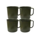 Caneco Militar 500ML Preto 4 Unidades