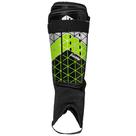 Caneleira de futebol Franklin Sports Field Master preta/óptica