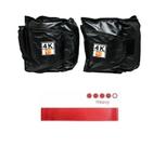Caneleira/Tornozeleira de Peso 4 Kgs Profissional + Mini Band Faixa Elástica Forte Vermelha Caneleira/Tornozeleira de Peso 4 Kgs Profissional + Mini Band Faixa Elástica Forte Vermelha