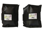 Caneleira / Tornozeleira Profissional 2 KG Preto