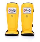 Caneleiras Fairtex SP3 Muay Thai - Amarelas - Para Homens, Mulheres e Crianças
