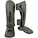 Caneleiras Venum Elite Caqui Preto Grande EUA Caneleiras Venum Elite Caqui Preto Grande EUA