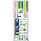 Caneta 0,3mm triplus fineliner botanical c/6 cores 334 sb6cs8 Caneta 0,3mm triplus fineliner botanical c/6 cores 334 sb6cs8