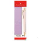 Caneta 1.0 Poly Ball Urban Rosa Gold Faber Castell