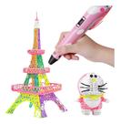 Caneta 3d Led Com Filamento Impressora Brinquedo Criativo