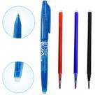 Caneta Apagavel Azul Costura Alfaiate Patchwork + 03 Refil