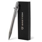Caneta BASTION Luxury Slim Bolt Action em aço inoxidável