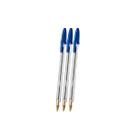 Caneta Bic Crista 1.0 Média Azul - Kit 3