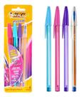 Caneta BIC Cristal Fashion + Fina 1.2 Kit Cores Sortidas
