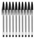 Caneta Bic Cristal Preta C/10un Tinta Preto Caneta Bic Cristal Preta C/10un Tinta Preto