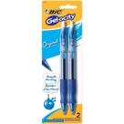 Caneta BIC Gelocity RLCP21-BLU Gel retrátil azul de 0,7 mm, pacote com 2