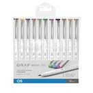 Caneta Brush Fine Cis Graf 12 Cores