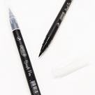 Caneta Brush Pen Brw - Ponta Pincel Preta - Unidade