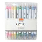 Caneta Brush Pen Ponta Dupla 24 Cores BRW