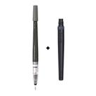 Caneta Brush Pentel Aquarela + Refil Cinza