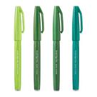 Caneta Brush Pentel Sign Pen Conjunto Verde Caneta Brush Pentel Sign Pen Conjunto Verde