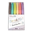 Caneta Brush Pentel Sign Pen Vacation 6 Cores