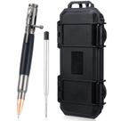Caneta Bullet Crtiin Bolt Action de 14 cm de metal com caixa de presente