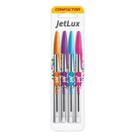 Caneta Colorida Jetlux 1.0mm Kit Com 4 Cores - Compactor