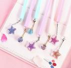 caneta com estrelinha