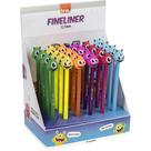 Caneta Com Ponta Porosa Fineliner 0,4Mm Monstro 6Cores