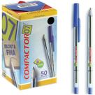 Caneta compactor 0.7mm azul cx c/ 50
