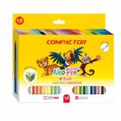 Caneta Compactor 48 Cores Neopen Gigante Com Cores Pasteis Canetinha