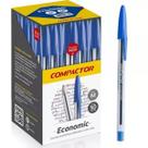 Caneta Compactor economic 1.0mm azul caixa com 50 canetas
