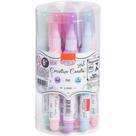 Caneta Corretiva Soul Mini 4ML com 4 Cores Sortidas Pote com 12 Unidades