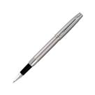 Caneta Crown Esferográfica Barcelona Rollerball Prata YW2550