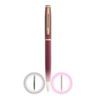 Caneta Crown Libra Gold Luxo Best Seller Collection Esferográfica Metal DI10078 Rosa Preto Bordo Caneta Crown Libra Gold Luxo Best Seller Collection Esferográfica Metal DI10078 Rosa Preto Bordo