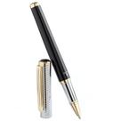 Caneta Crown Personalizada Metal Regent Roller Preta E Prata Caneta Crown Personalizada Metal Regent Roller Preta E Prata